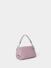 Vijolična - Osprey London The Carina Leather Shrug Black Bag - Slika 2 iz 5
