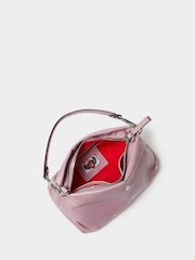Vijolična - Osprey London The Carina Leather Shrug Black Bag - Slika 5 iz 5