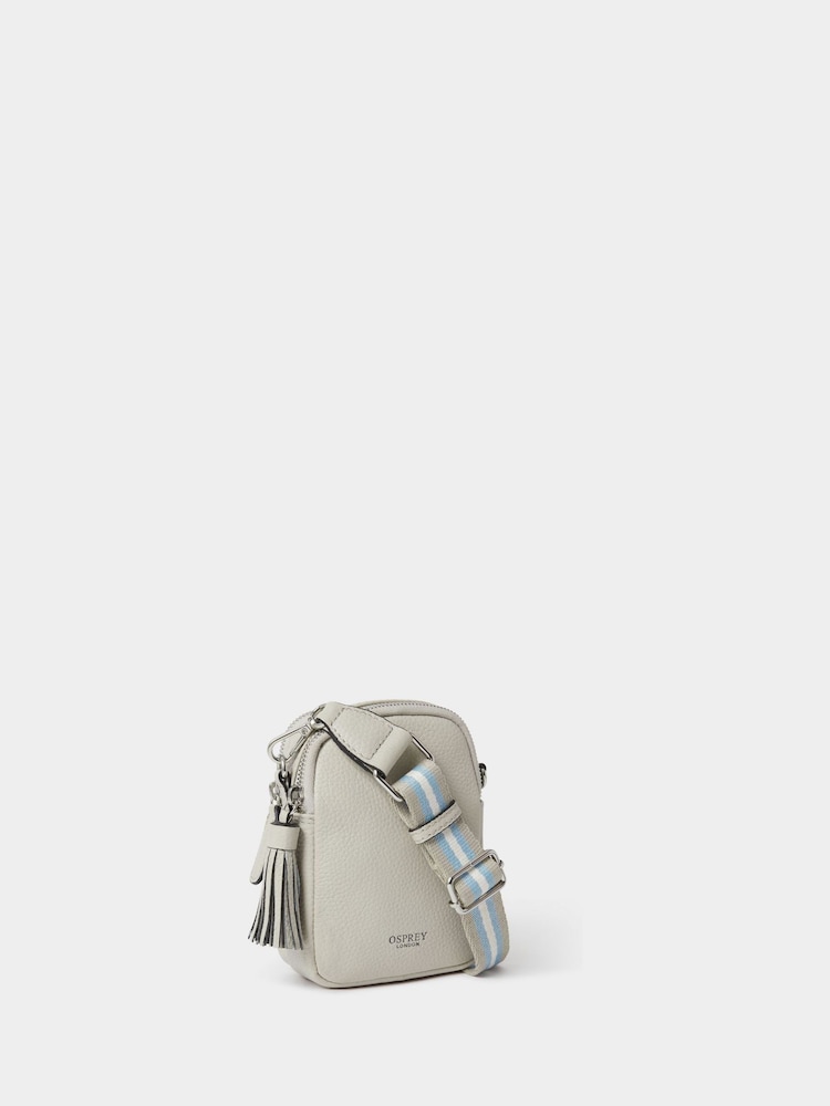 Osprey London Natural The Stella Leather Phone Bag - Image 2 of 5 Osprey London Natural The Stella Leather Phone Bag - Image 2 of 5