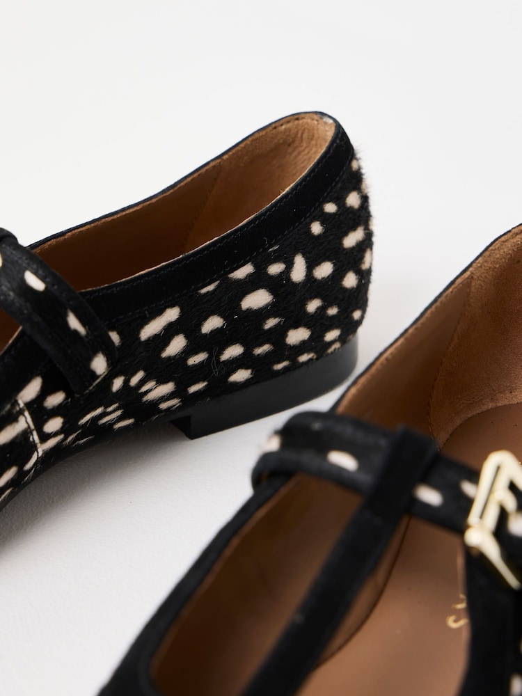 Oliver Bonas Spotty Animal Print Mary Jane Shoes - Bild 6 von 6