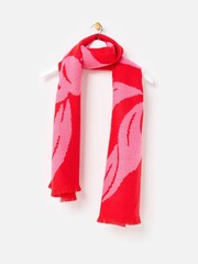 Oliver Bonas Red Bow Midweight Scarf - Image 1 of 5
