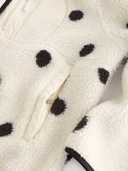 Chocolate Polka Dot Active Borg Jacket - Image 8 of 9