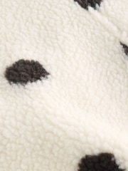 Chocolate Polka Dot Active Borg Jacket - Image 9 of 9