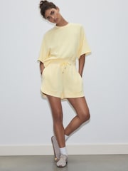 Lemon Yellow Active Modal Oversized Sports T-Shirt - Image 4 of 9