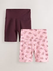 Bordeaux et Fleuri Rose - Active Balance 2 Pack Cycliste - Image 1 de 12