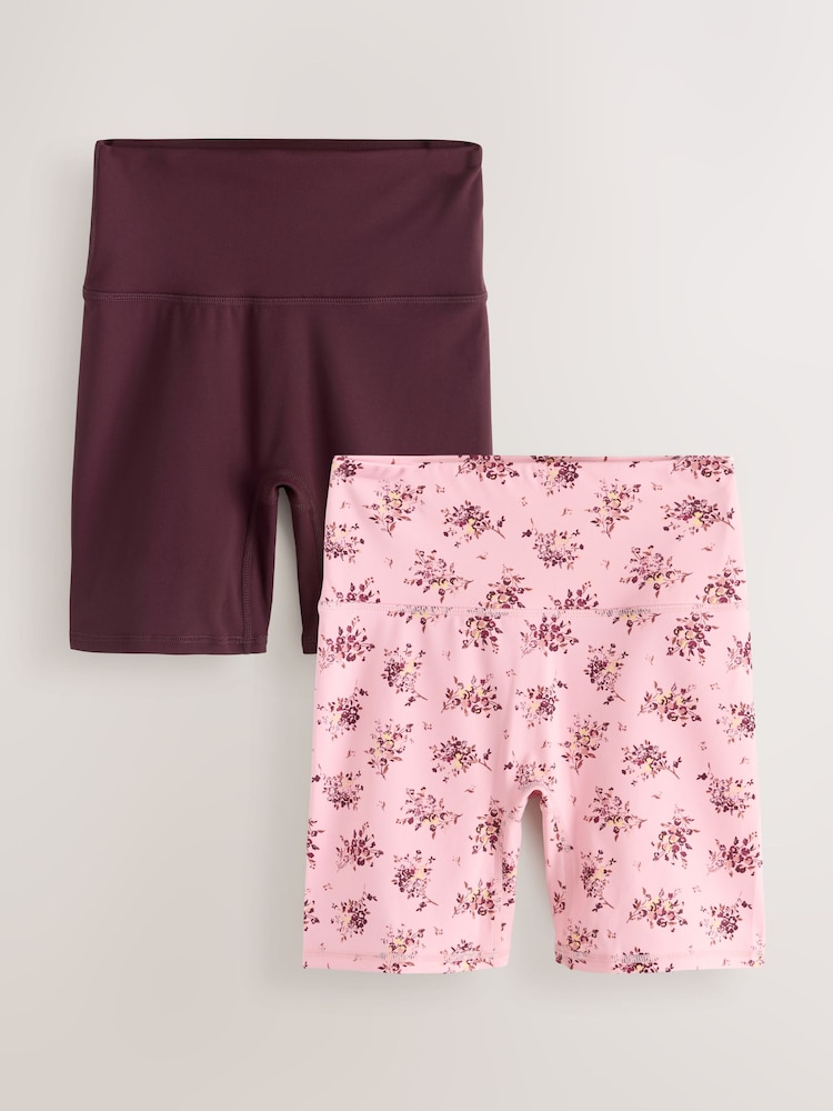 Bordeaux et Fleuri Rose - Active Balance 2 Pack Cycliste - Image 1 de 12