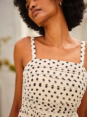 FatFace Mischa Ivory Petite Prom Dress - Image 3 of 6