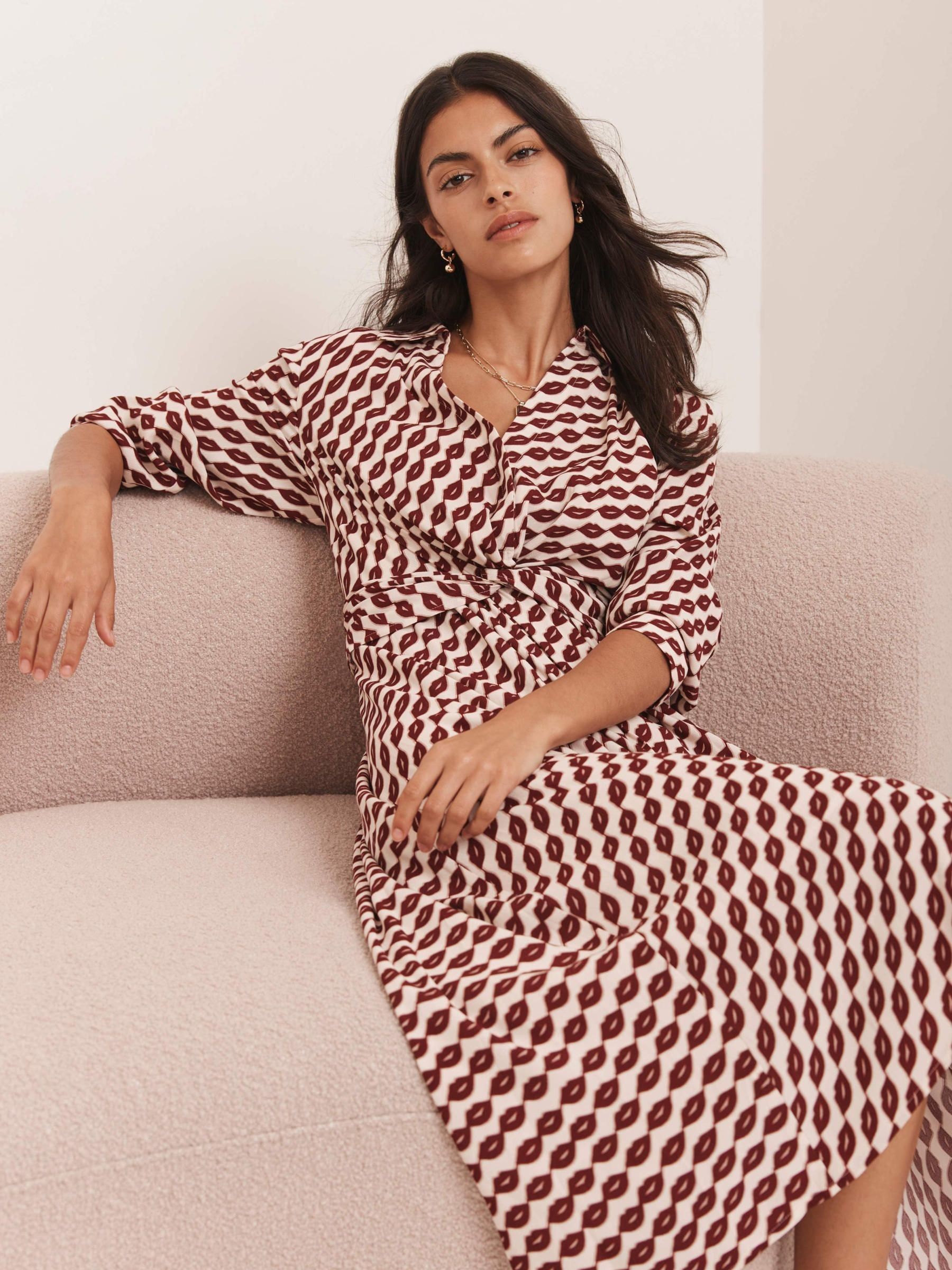 next red shirt dress Buy Red Short Sleeve Shirred Body T-Shirt Midi Dress from Next USA