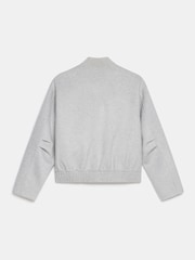 Mint Velvet Grey Minimalist Wool Jacket - Image 8 of 8