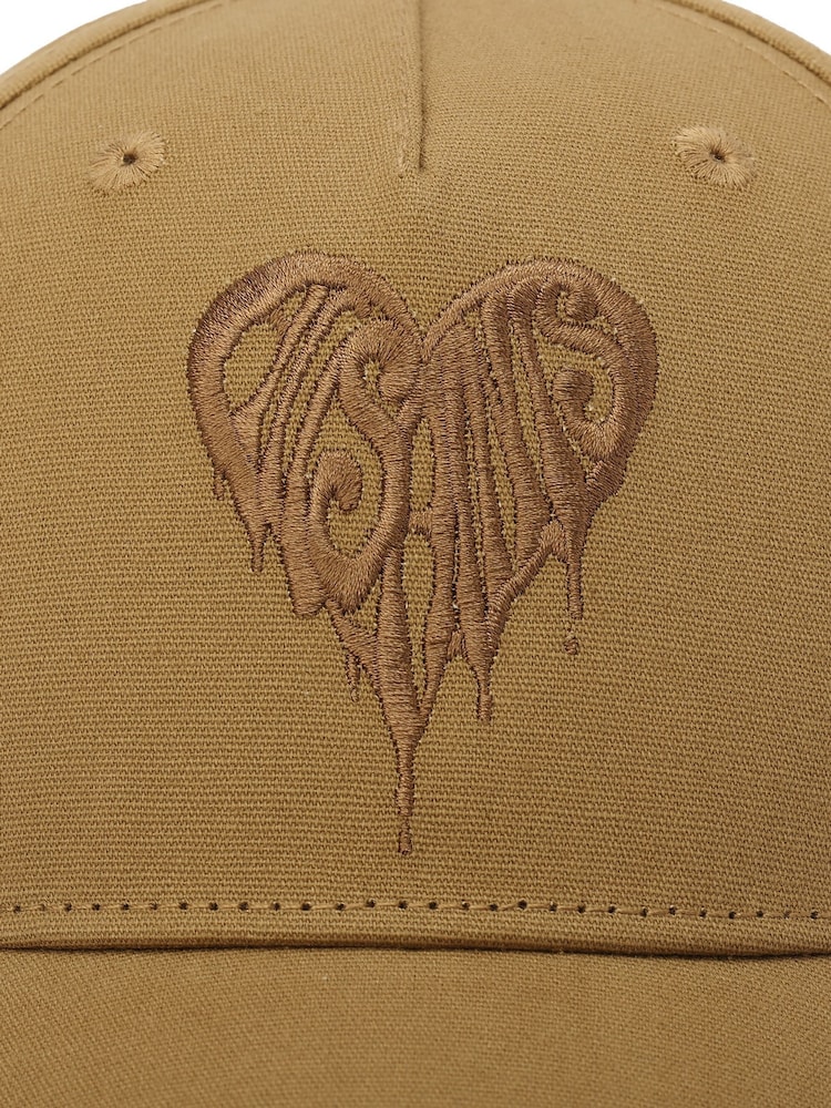 AllSaints Green Logo Patch Baseball Cap - Image 4 of 4