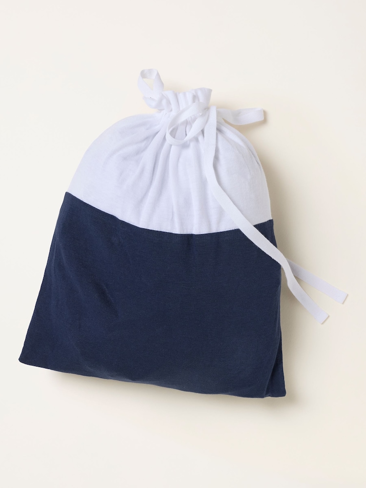 FatFace Rachel Navy/White 2 Pack Rib Vests - Image 7 of 7