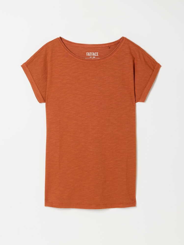 FatFace Ivy Chestnut Brown T Shirt - Image 6 of 6 FatFace Ivy Chestnut Brown T Shirt - Image 6 of 6