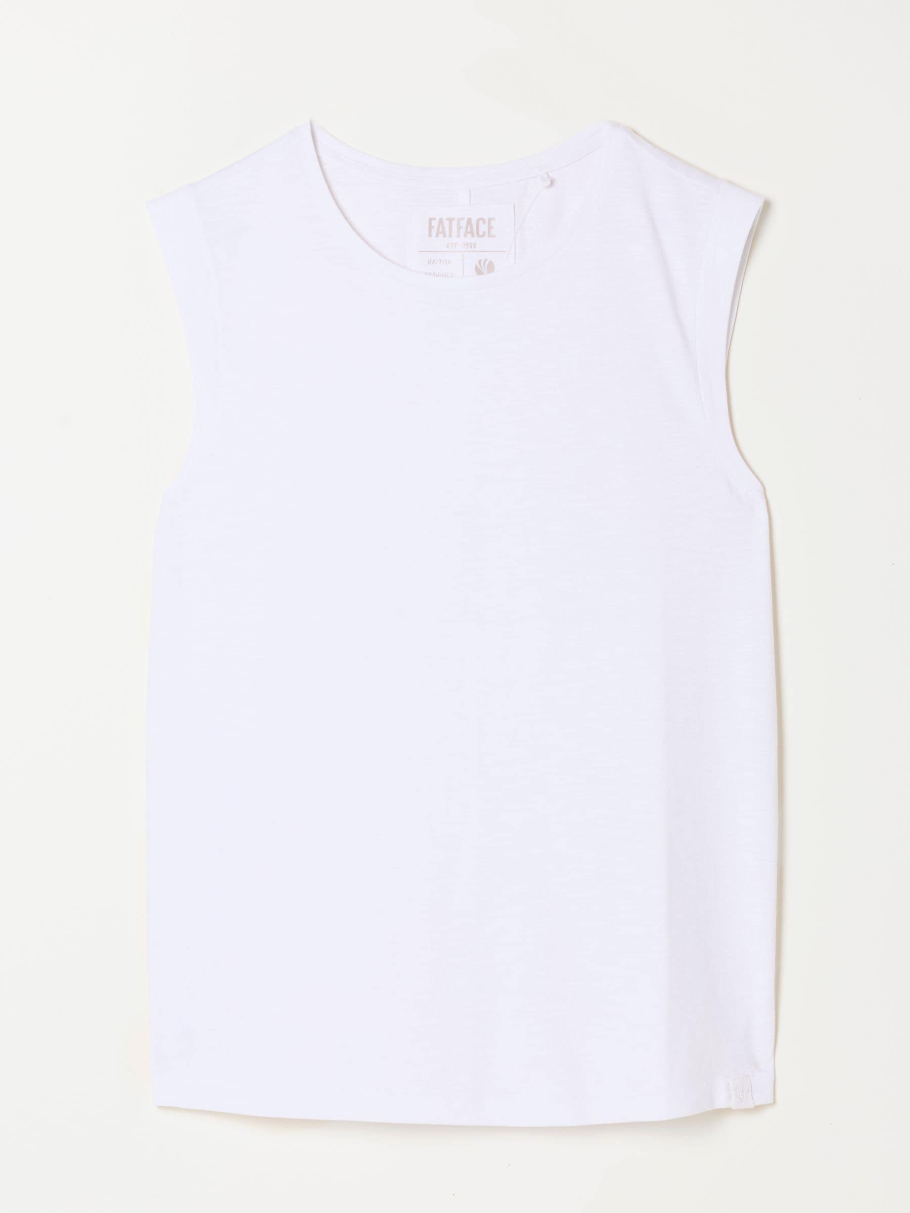 Buy FatFace Tia White Jersey Tank from the Next UK online shop