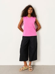 FatFace Tia Fuchsia Pink Jersey Tank - Image 3 of 6