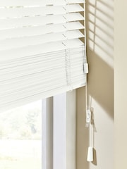 White Glacier Made To Measure 35mm Starwood Venetian Blinds - Image 5 of 6