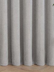 Furn Soft Chenille Lined Eyelet Curtains - Bild 5 von 7