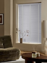 Grey Realm Made To Measure 50mm Starwood Fauxwood 25mm Noble Taped Venetian Blinds - Image 2 of 5