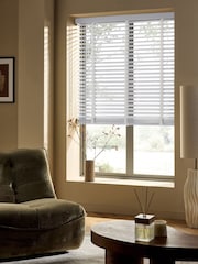 Grey Realm Made To Measure 50mm Starwood Fauxwood 25mm Noble Taped Venetian Blinds - Image 5 of 5
