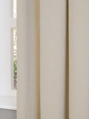 Furn Soft Chenille 100% Blackout & Thermal Eyelet Curtains - Image 3 of 7