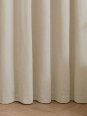Furn Soft Chenille 100% Blackout & Thermal Eyelet Curtains - Image 5 of 7