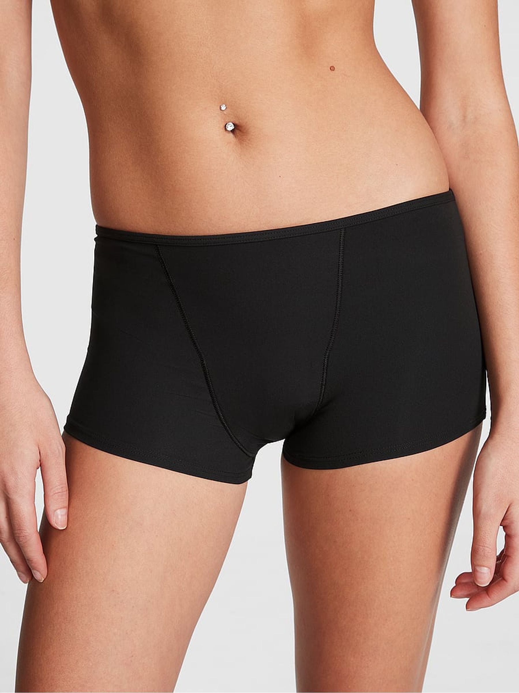 Victoria's Secret PINK Pure Black Boyshort Period Knickers