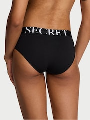 Victoria's Secret Black Hipster Exploded Logo Knickers - Image 2 of 3