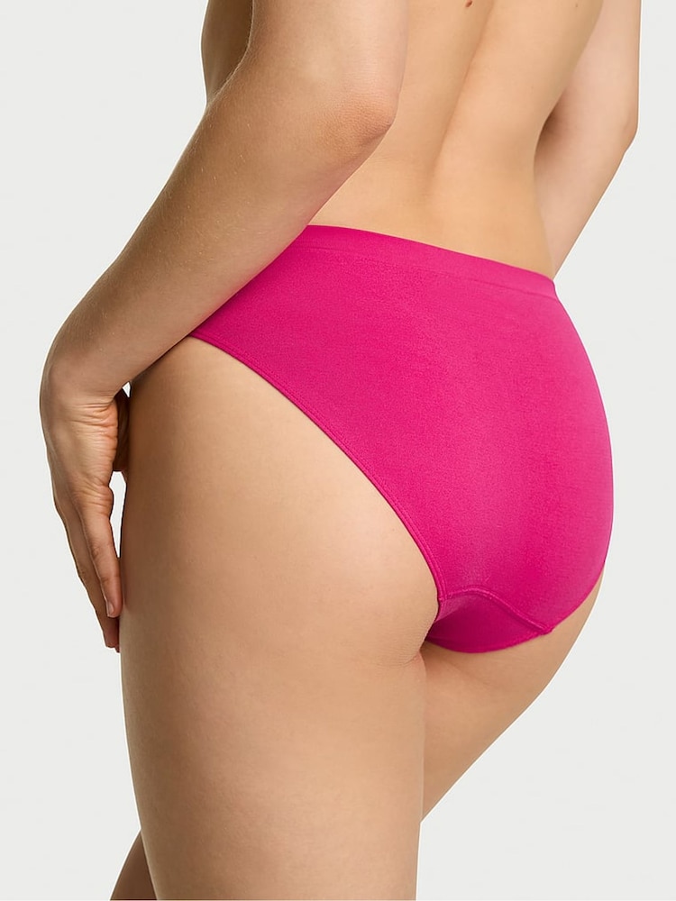 Victoria's Secret Pop Pink Bikini Knickers - Image 2 of 2 Victoria's Secret Pop Pink Bikini Knickers - Image 2 of 2