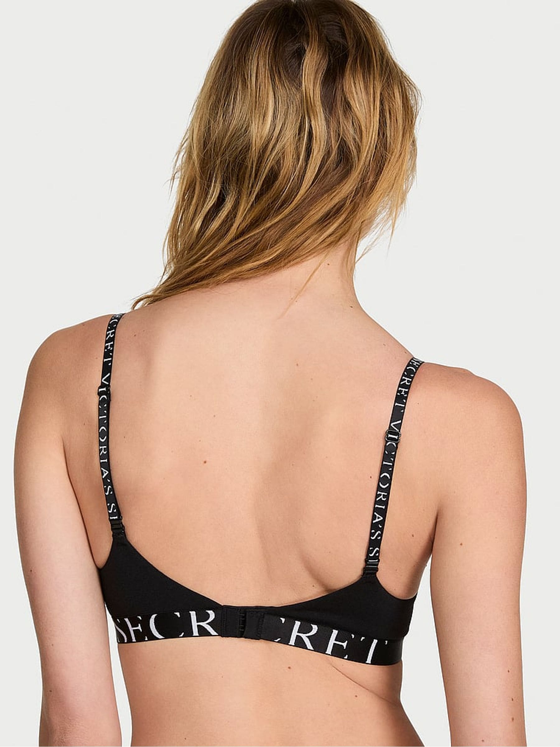 ヴィクトリアシークレット　FORBIDDEN Buy Victoria's Secret Black Lightly Lined Full Cup Cotton Exploded