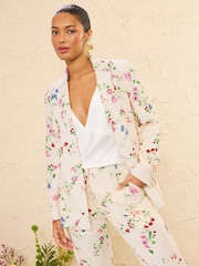 Love & Roses Linen Blazer - Image 1 of 4