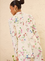 Love & Roses Linen Blazer - Image 2 of 4