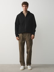 Sand Relaxed Tapered Fit Cotton Rich Stretch Chinos - Image 2 of 6