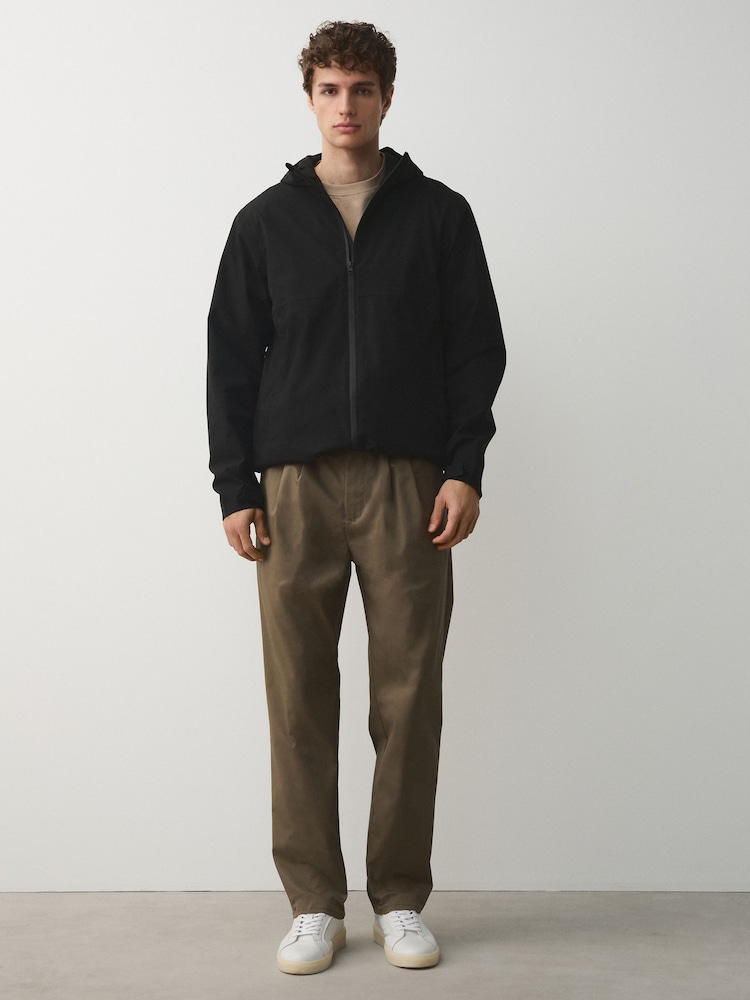 Sand Relaxed Tapered Fit Cotton Rich Stretch Chinos - Image 2 of 6