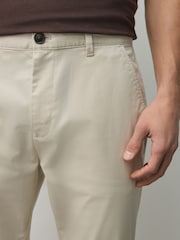 Ecru White Slim Fit Cotton Rich Stretch Chinos - Image 5 of 11