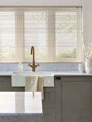 Cream Ivory Made To Measure 25mm Aluminium Venetian Blinds - Image 1 of 6