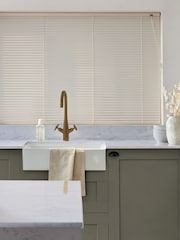 Cream Ivory Made To Measure 25mm Aluminium Venetian Blinds - Image 2 of 6