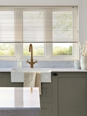 Cream Ivory Made To Measure 25mm Aluminium Venetian Blinds - Image 4 of 6
