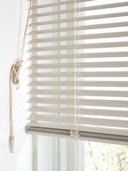 Cream Ivory Made To Measure 25mm Aluminium Venetian Blinds - Image 5 of 6