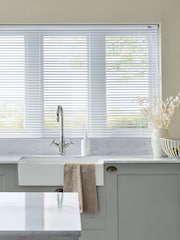 White Truth Made To Measure 25mm Aluminium Venetian Blinds - Image 1 of 7
