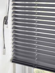 Grey Umbra Made To Measure 25mm Aluminium Venetian Blinds - Image 5 of 7