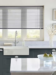 Grey Umbra Made To Measure 25mm Aluminium Venetian Blinds - Image 7 of 7