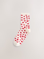 Sketchy Heart Ankle Socks 4 Pack - Image 5 of 7