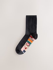 Marrakesh Mix Print - Pack de 5 pares de calcetines tobilleros con detalle en la planta - Imagen 5 de 8