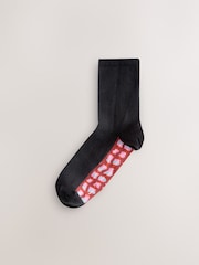 Bright Wobbly Check - Pack de 4 pares de calcetines tobilleros con detalle en la planta - Imagen 5 de 7