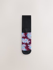 Bandana Print Footbed Ankle Socks 4 Pack - Image 4 of 7