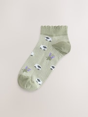 طبعة ربيعية - حزمة من 5 قطعة من جوارب الأحذية الرياضية - صورة 2 من 8