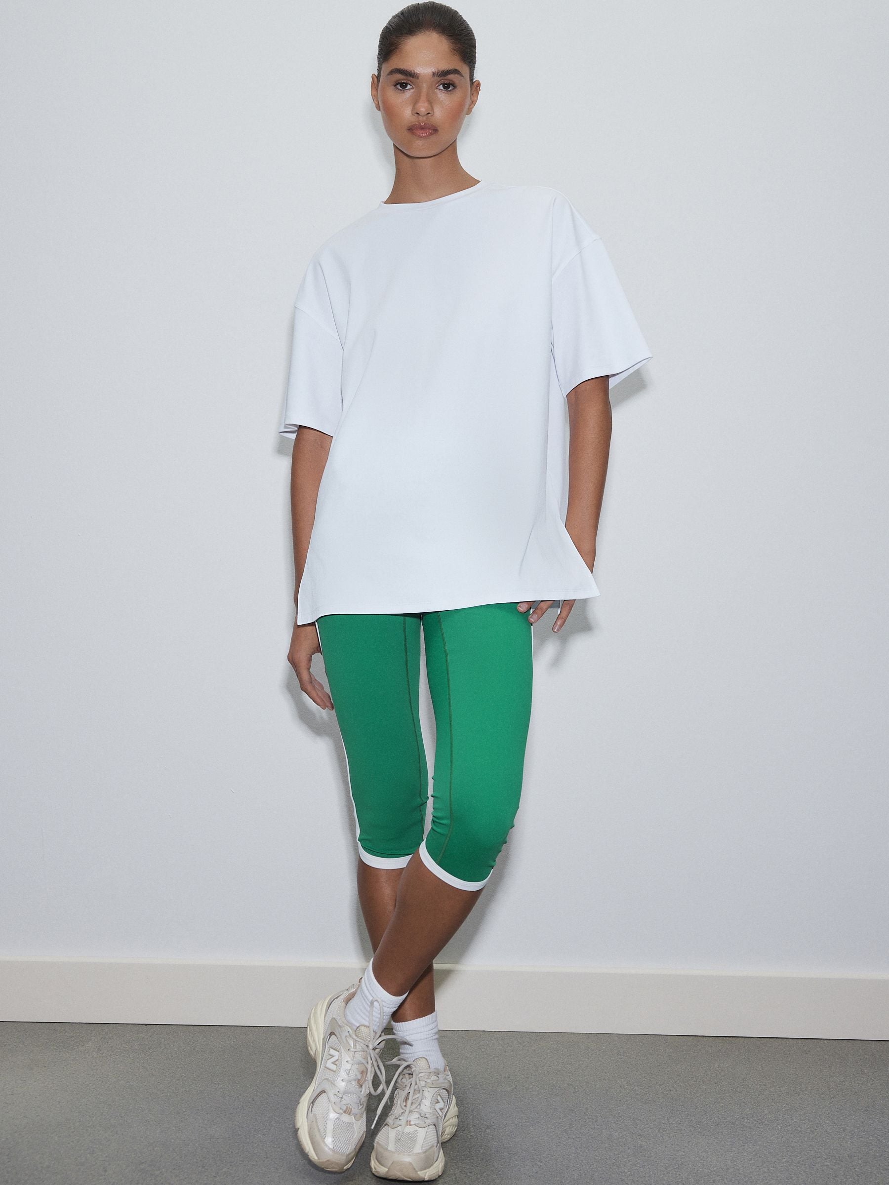 Buy Active White Hamptons Cotton Graphic Oversized T-Shirt from