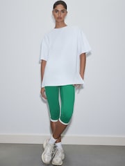 Active White Hamptons Cotton Graphic Oversized T-Shirt - Image 2 of 7