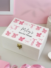 Personalised Bow Storage Box by PMC - Image 1 of 3