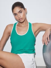 綠色 - Active Layered Sports Vest Top - 圖片 2/8