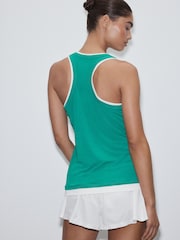綠色 - Active Layered Sports Vest Top - 圖片 4/8
